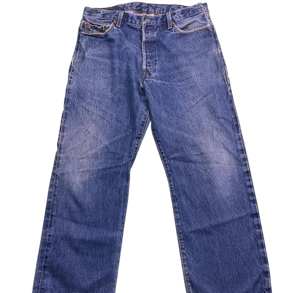 Vintage Levi’s 501XX button fly straight leg denim 34 x 28 - Picture 3 of 7